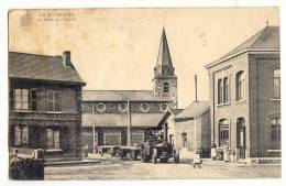 E1556 - La Buissière - La Gare Et L' Eglise  *tracteur* - Lobbes