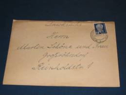 Brief Cover DDR Deutschland 1951 Präsident Wilhelm Pieck 12 Pf  Großröhrsdorf - Lettres & Documents