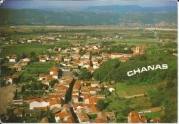 CHANAS . VUE GENERALE AERIENNE DU VILLAGE - Chanas