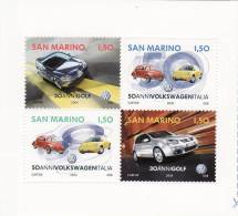 P - 2004 San Marino - La Volkswagen - Unused Stamps