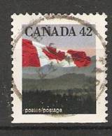 Canada  1991  Definitives; Flag  (o) - Timbres Seuls