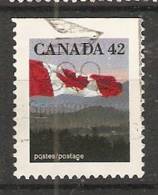 Canada  1991  Definitives; Flag  (o) - Timbres Seuls