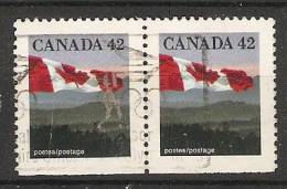 Canada  1991  Definitives; Flag  (o) - Postzegels