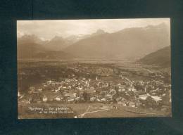 Suisse VS - Monthey  - Vue Générale Et Les Alpes Vaudoises   ( Ed. Perrochet ) - Monthey