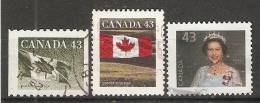 Canada  1992  Definitives; Queen Elizabeth II + Flag  (o) - Andere & Zonder Classificatie