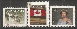 Canada  1992  Definitives; Queen Elizabeth II + Flag  (o) - Sonstige & Ohne Zuordnung