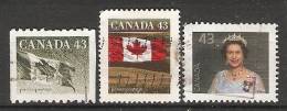 Canada  1992  Definitives; Queen Elizabeth II + Flag  (o) - Andere & Zonder Classificatie