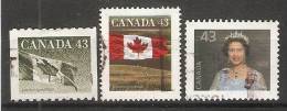 Canada  1992  Definitives; Queen Elizabeth II + Flag  (o) - Other & Unclassified