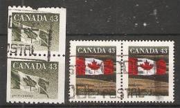 Canada  1992  Definitives; Queen Elizabeth II + Flag  (o) - Otros & Sin Clasificación