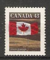 Canada  1992  Definitives; Flag  (o) P. 13.5 X 13 - Otros & Sin Clasificación