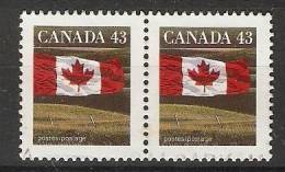 Canada  1992  Definitives; Flag  (o) P. 13.5 X 13 - Otros & Sin Clasificación