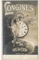 St Imier Pub Longines Femme Nue Voilée Montre Erotisme Surrealisme Watches - Saint-Imier 