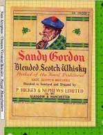 Etiquette De  Blended Scotch WHISKY   Sandy Gordon - Whisky