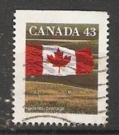 Canada  1992  Definitives; Flag  (o) P. 14.5 - Timbres Seuls