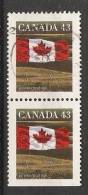 Canada  1992  Definitives; Flag  (o) P. 14.5 - Postzegels