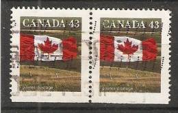 Canada  1992  Definitives; Flag  (o) P. 14.5 - Timbres Seuls