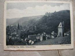 Jugendherberge Burg Stahleck - Bacharach /Rhein 1952   D101543 - Bacharach