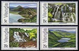 South Africa SA Venda 1981 Landscapes Geography Places Nature Lake Waterfalls Nwanedi Dam Stamps MNH Michel 42-45 - Venda