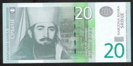 SERBIA SERBIE  P55a  20 DINARA  2011 Low # AA000----   UNC. - Serbie