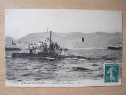 Marine De Guerre "Anguille" Sous Marin - Submarinos