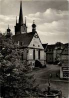 AK Pößneck, Stadtkirche Und Marktbrunnen, Ung, 1965 - Poessneck