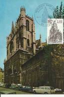 FRANCE ???? – MAXIMUM CARD  FD – ST. JOHN BAPTIST CATHEDRAL – LYON –PRIMATIALE DES GAULES  W 1 ST OF 1.40 F POSTM LYON - Altri & Non Classificati