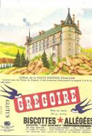 Buvard Biscttes Gregoire Chateau La Voulte Polignac Hte Loire - Biscottes