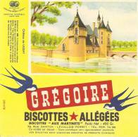 Buvard Biscottes Gregoire Chateau De Lassay - Biscottes