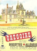 Buvard Biscottes Gregoire Hotel Jacques Coeur A Bourges - Zwieback