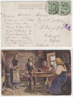 Russia 1915 Postcard PC To UK - Storia Postale