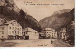 CLUSES Route Chamonix Entrée De La Gorge  (scans Recto Et Verso) - Cluses