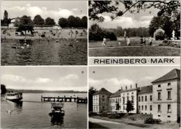 AK Rheinsberg, Schloß, Freibad Am Grienericksee, Gel, 1978 - Rheinsberg