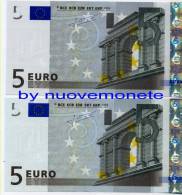 5 EURO TRICHET E 009 F MALTA  + P OLANDA  UNC/FDS - 5 Euro