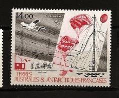 TAAF Terres Australes 1986 N° PA 95 ** Avion, Aviation, Science, Ballon-sonde, Parachutes, Chenillettes, Voiture, Ondes - Unused Stamps