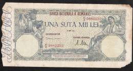 ROUMANIE ROMANIA P58  100.000 LEI  28 Mai 1946    VG - Roumanie