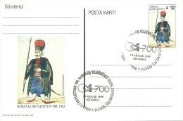 Turkey; 1999 Special Postmark "Ottoman Empire's 700th Year Stamp Exhibition" - FDC