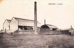 FEIGNIES - L'Acierie - Superbe Carte  Circulée 1914 - Feignies