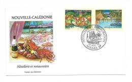 FDC Nouvelle Calédonie - Hôtellerie Et Restauration - Obl Du 28/09/99 (1er Jour) - Usati