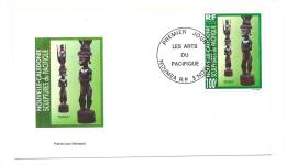 FDC Nouvelle Calédonie - Les Arts Du Pacifique - Obl 03/11/97 (1er Jour) - Gebraucht