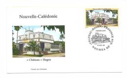 FDC Nouvelle Calédonie - Château Hagen - Province Du Sud - Obl 18/11/99 (1er Jour) - Usados