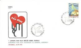 Turkey; Special Postmark 1995 European Fair Play Movement 1st General Assembly - FDC