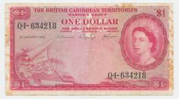 British Caribbean Territories 1 Dollar 1964 VF P 7c  7 C - Oostelijke Caraïben