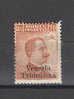 TRENTINO 1918 20  CENTESIMI SOP.TI VENEZIA TRIDENTINA ** MNH - Trentin