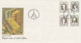 South Africa 1984 English Writers - FDC