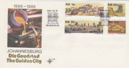 South Africa 1986 Johannesburg Golden City - FDC