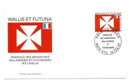 FDC Wallis Et Futuna - Drapeaux Des Monarchies Wallisiennes Et Futuniennes -obl Du 14/02/97 (1er Jour) - FDC