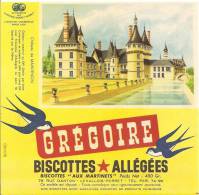 Buvard Biscottes Gregoire Chateau De Maintenon - Zwieback