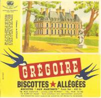 Buvard Biscottes Gregoire Chateau De Sceaux - Zwieback