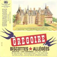 Buvard Biscottes Gregoire Chateau De Langeais - Zwieback