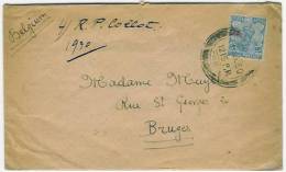 INDIA 3 Annas 17 July 1930 To Bruges/Belgium   Inside Letter Ranchi  In French - Autres & Non Classés